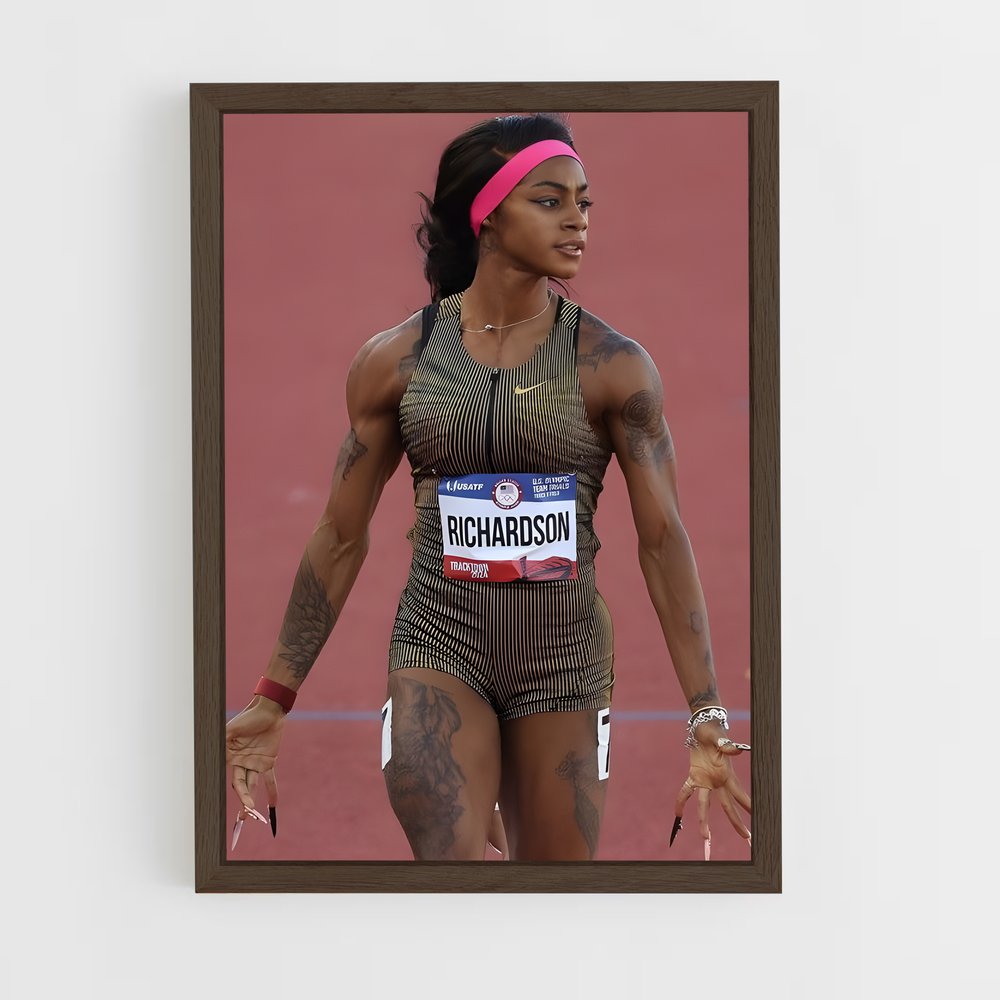 Poster Sha'carri Richardson – affiche Athlétisme (vue 5)